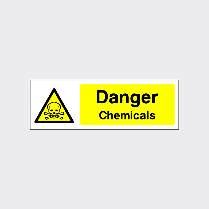 Danger Chemicals Warning Sign