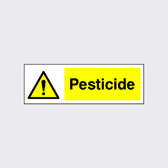 Pesticide Warning Sign