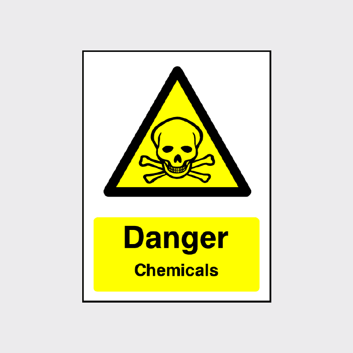 Danger Chemicals Sign