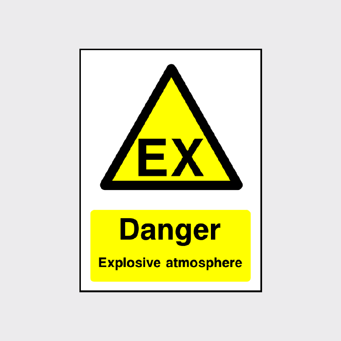 Danger Explosive atmosphere Sign