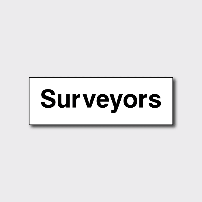 Surveyors Sign