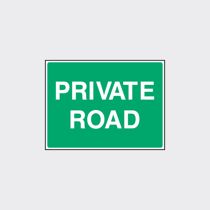 Private Road Sign