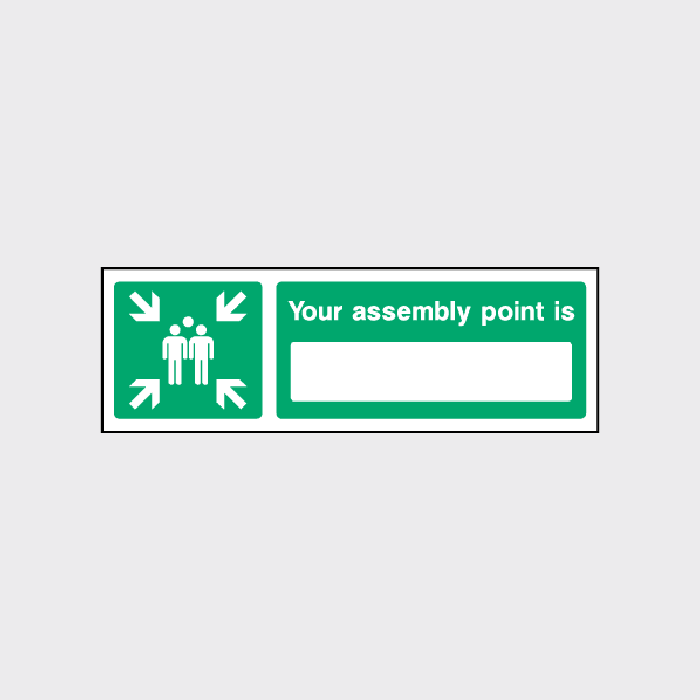 Your assembly point is sign