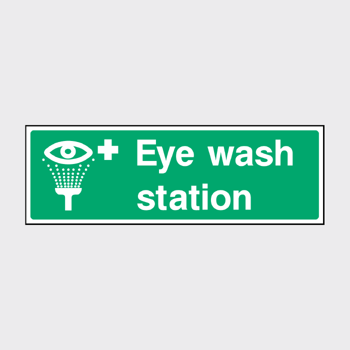 First Aid Eye Wash Station