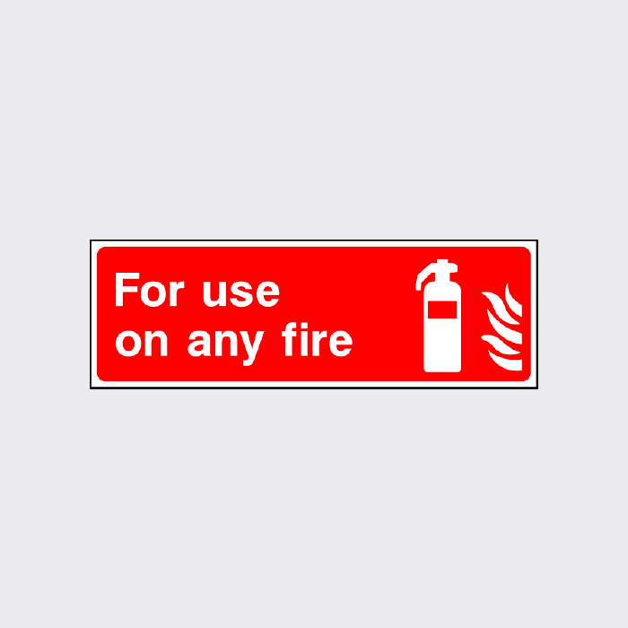 For use on any fire landscape sign
