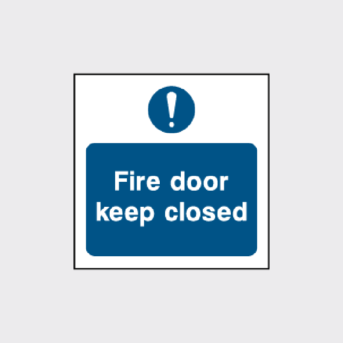 Fire Door Keep Closed Sign