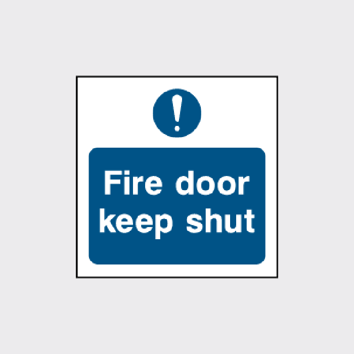 Fire door Keep Shut Sign