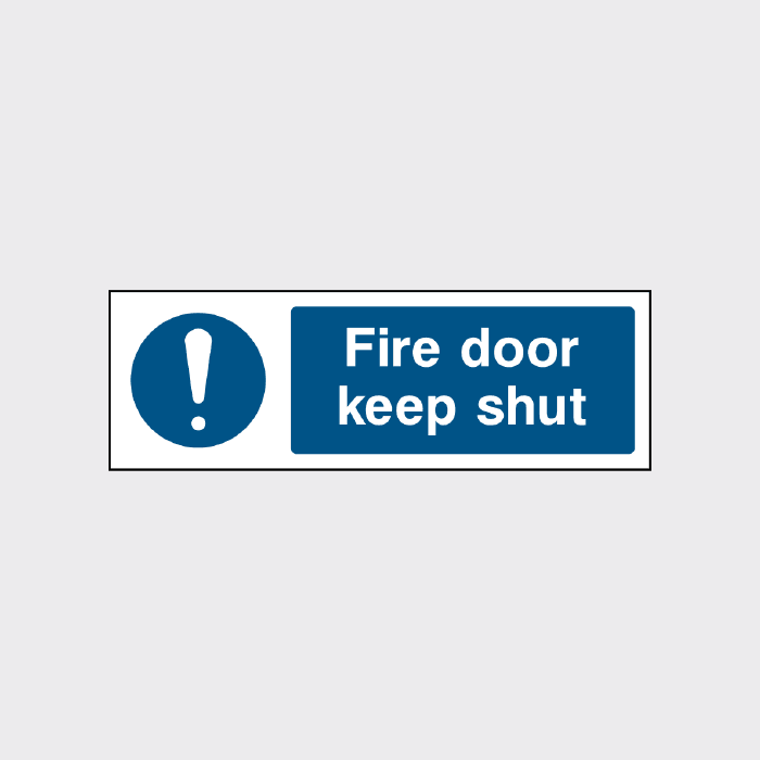 Fire Door Keep Shut Sign