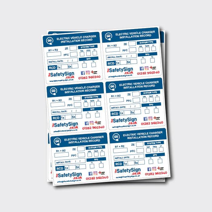 The Importance of Electric Vehicle Charger Installation Stickers – The ...