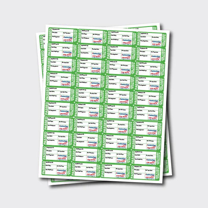 Pat Stickers Examples The Benefits of Branded PAT Testing Stickers