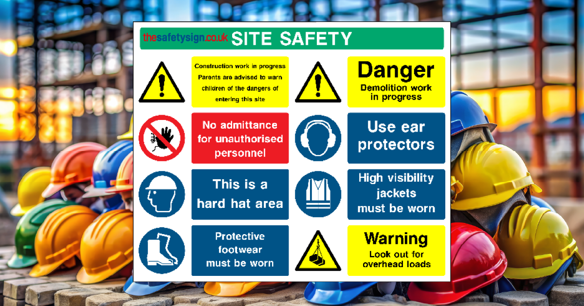 Key Sign Constrution Construction Safety Signs Uk