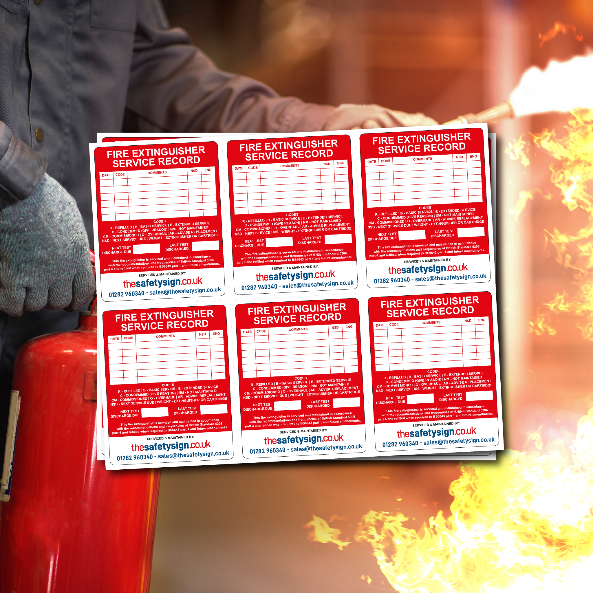 Fire Service Sticker Fire and Security Stickers and Labels - Custom Artwork & Free Sharpie