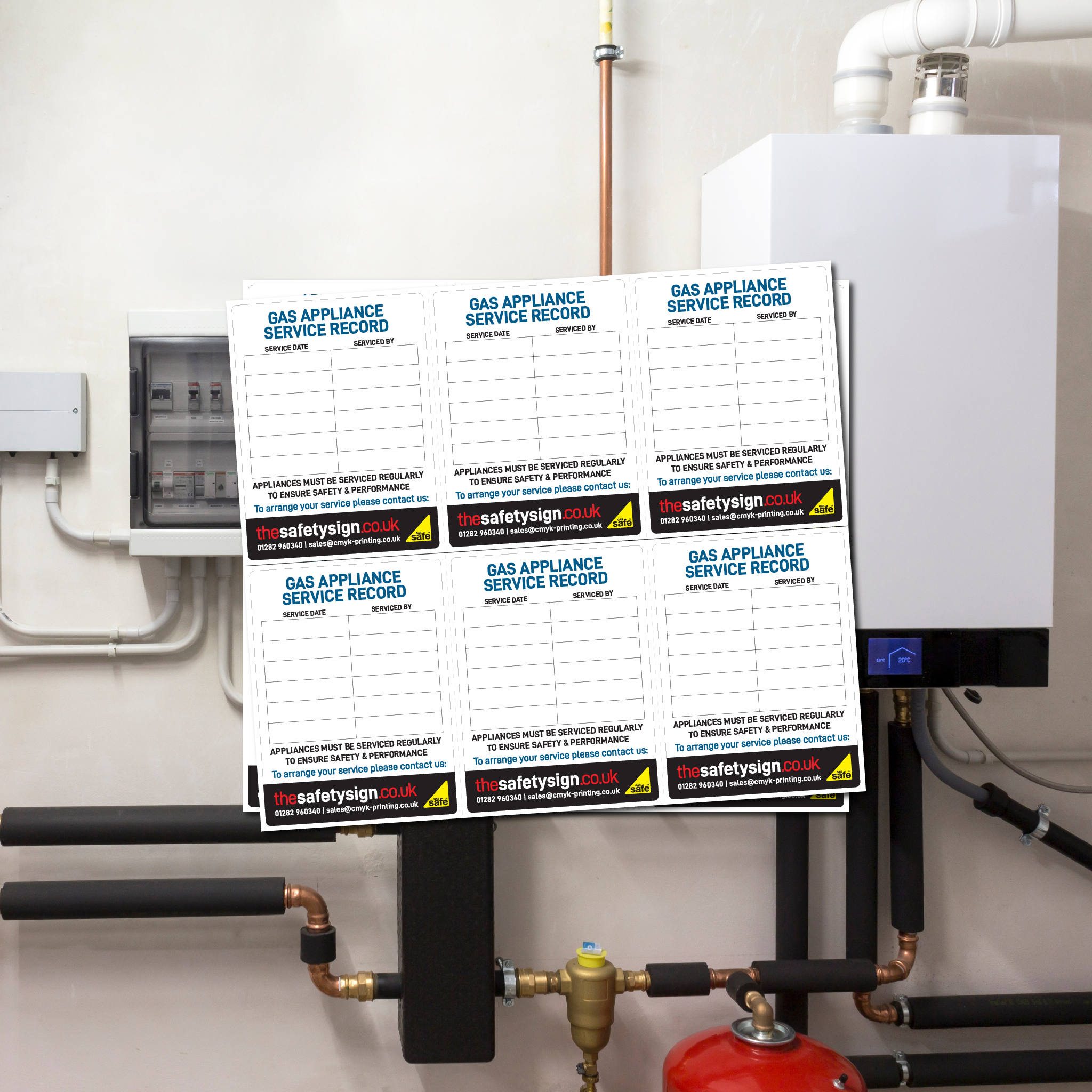 Gas Tech Sticker Custom Gas Engineer Stickers - Durable, Weather-Resistant & Free Design