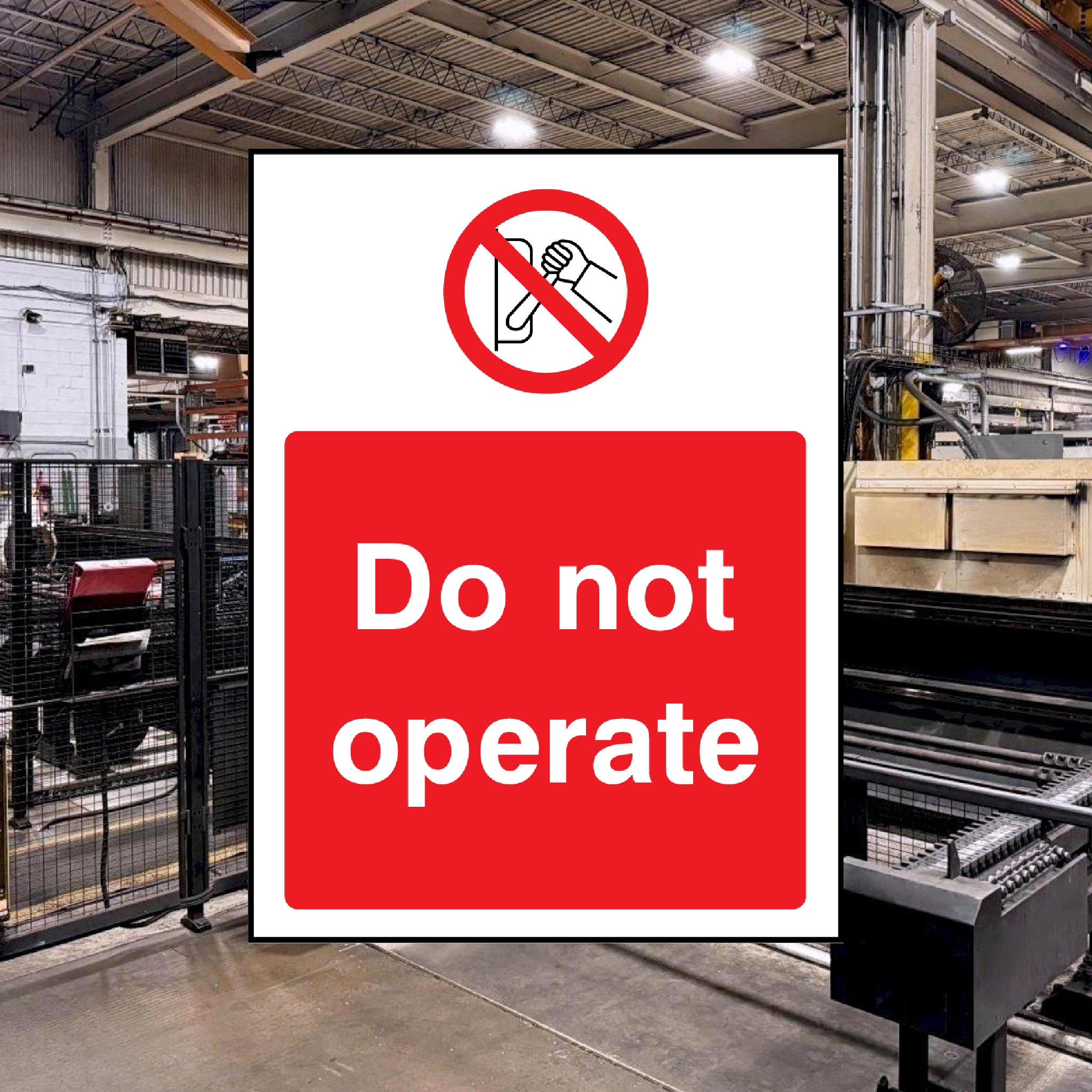 Machine Safety Signs & Warning Signs