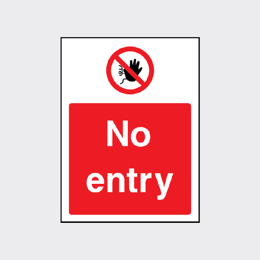 No entry sign