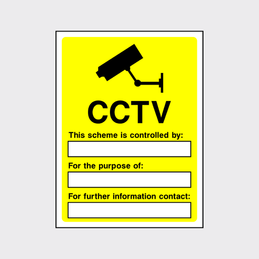 CCTV - This scheme is controlled by sign