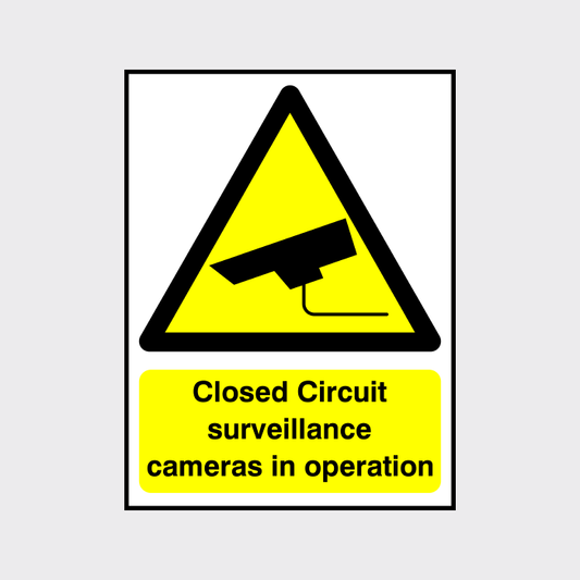 Closed circuit surveillance cameras in operation in use