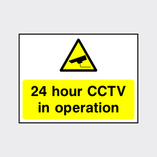 24 hour CCTV in operation