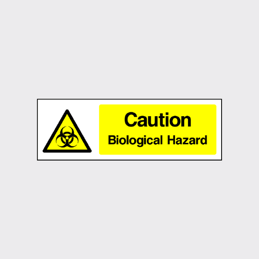 Caution Biological Hazard Warning Sign
