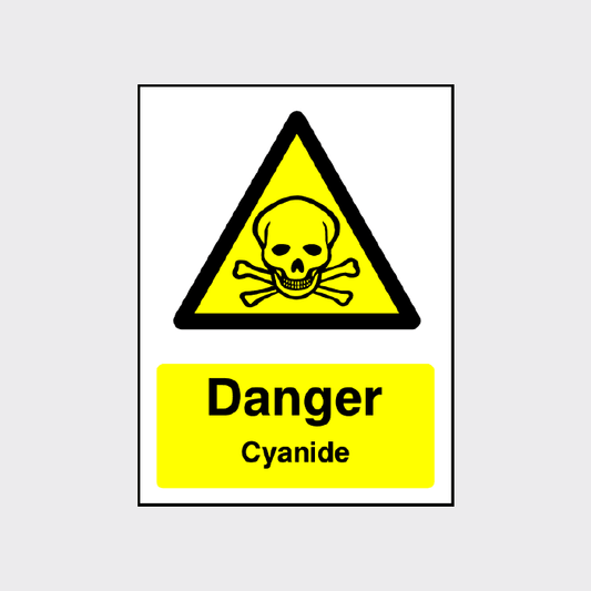 Danger Cyanide Sign