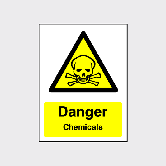 Danger Chemicals Sign