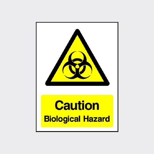 Caution Biological Hazard Sign