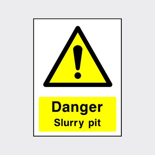 Danger - Slurry Store Sign