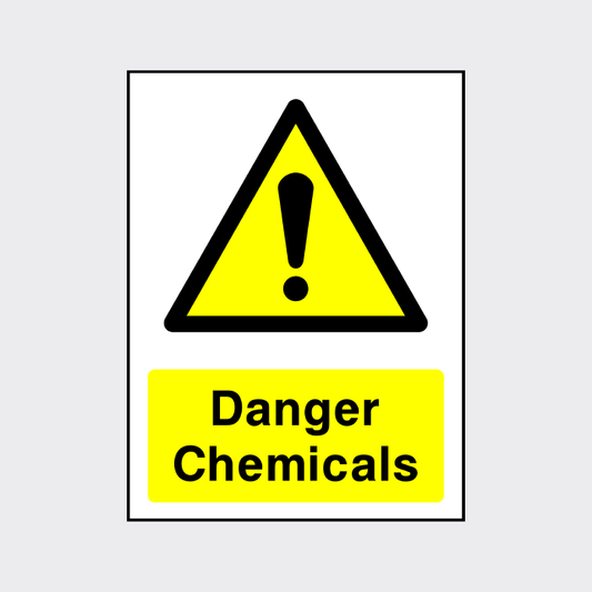 Danger - Chemicals Sign