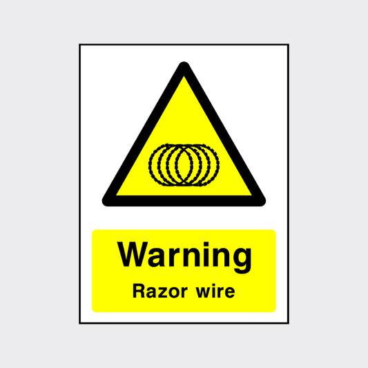 Electric Razor Wire Sign Post Farm Signs – Durable Agriculture & Safety Signage Page 4
