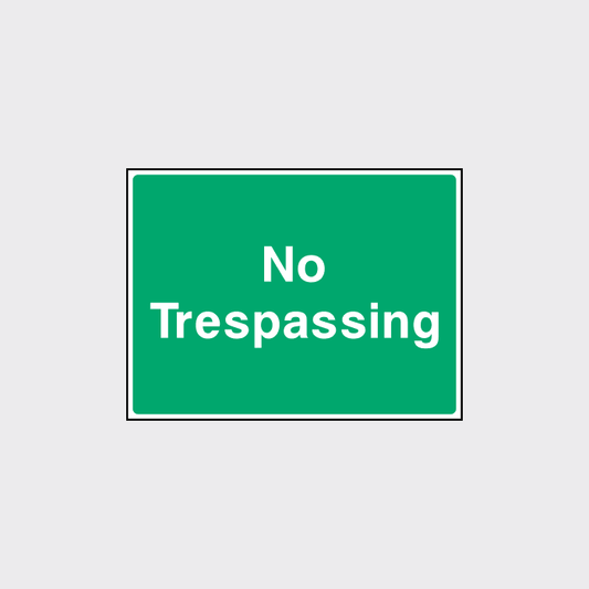 No Trespassing Sign