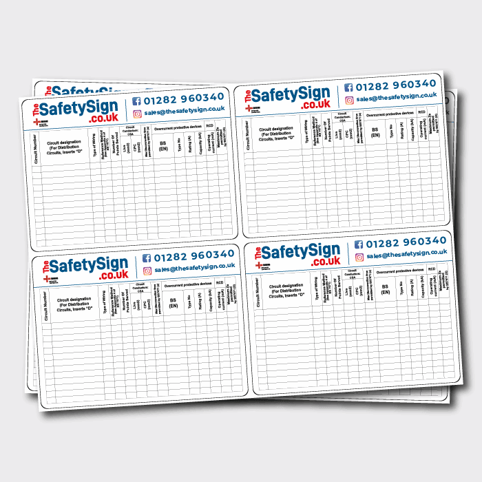 Sticker Conductor Designado Custom Electrician Circuit Detail Stickers - Free Sharpie & Fast Turnaround