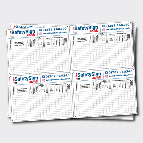 Custom Electrician Circuit Detail Stickers - Free Sharpie & Fast ...