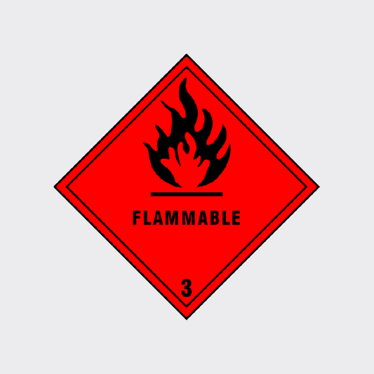 Flammable 3 Sticker - DANG0001