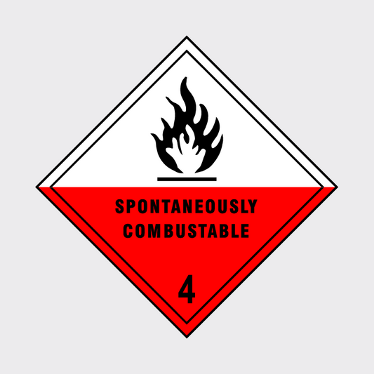 Spontaneously Comustable Sticker - DANG0006