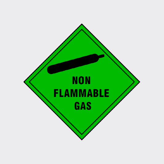Non Flammable Gas Sticker - DANG0008