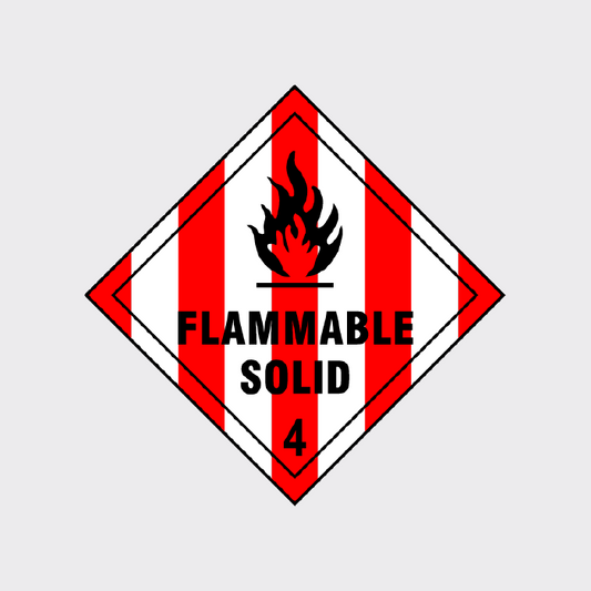 Flammable Solid Sticker