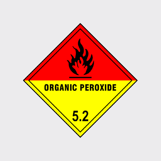 Organic Peroxide Sticker