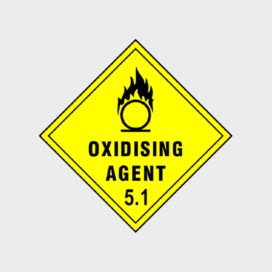 Oxidising Agent Sticker