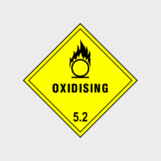 Oxidising Class 5.2 Diamond Sign