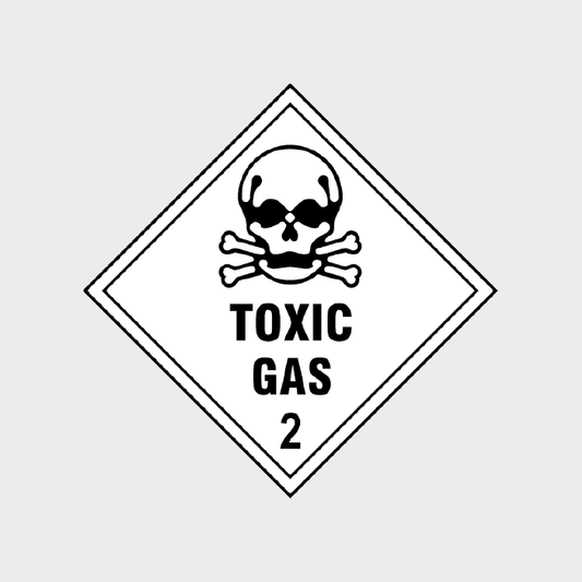 Toxic Gas Class 2 Diamond Sign