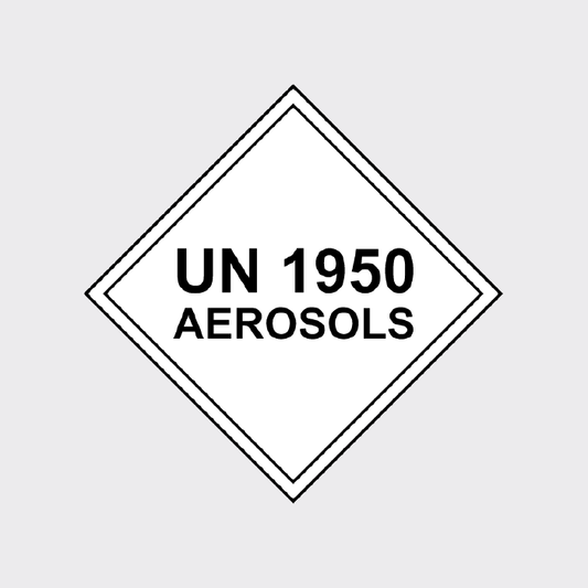 UN 1950 Aerosols Sticker