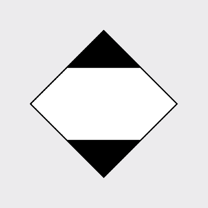 Code Diamond Sign Hazard Warning Diamond Sign - The Safety Sign