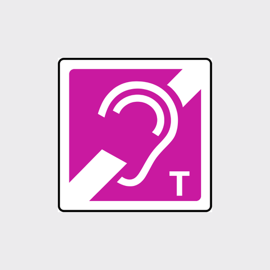 Hearing Loop T sign