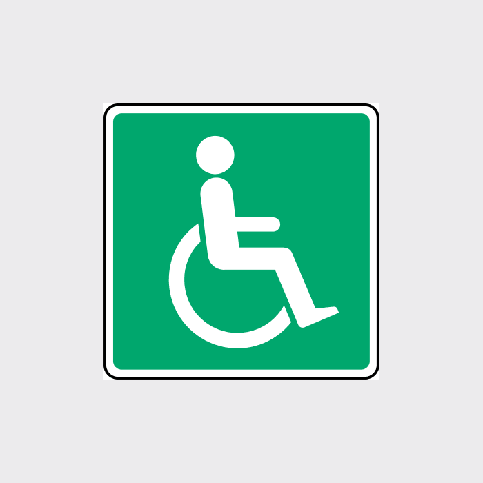 Lmultiple Disibility Sign Disabled Accessibility Sign | Inclusive Access Notice