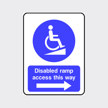 Disabled Signs | Clear & Compliant Disability Signs for Accessibility