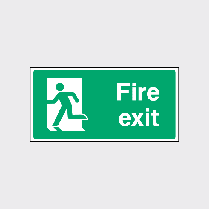 Fire Exit Left Sign