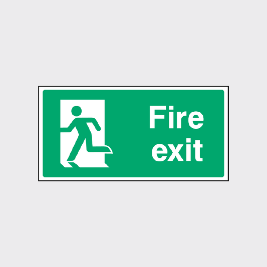 Fire Exit left sign