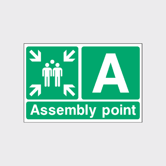 Assembly Point A Sign