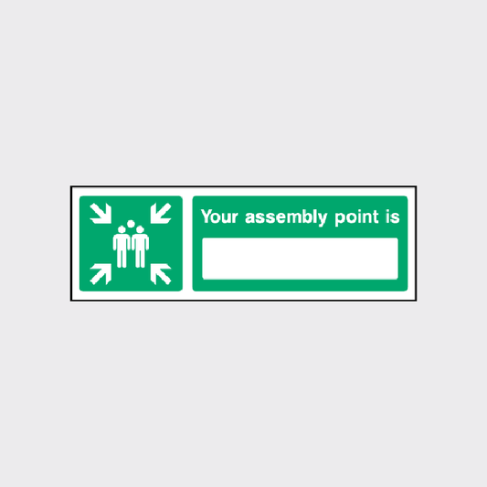 Your assembly point is sign