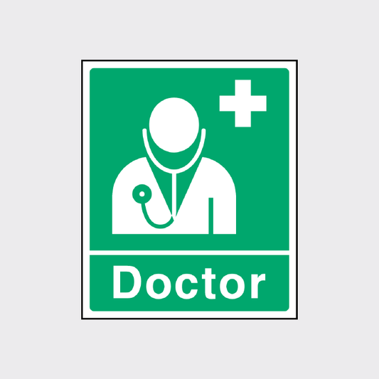 First Aid Doctor Sign